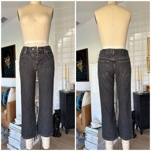 Vintage 90’s/Y2K Calvin Klein Cropped Boot Leg Jeans